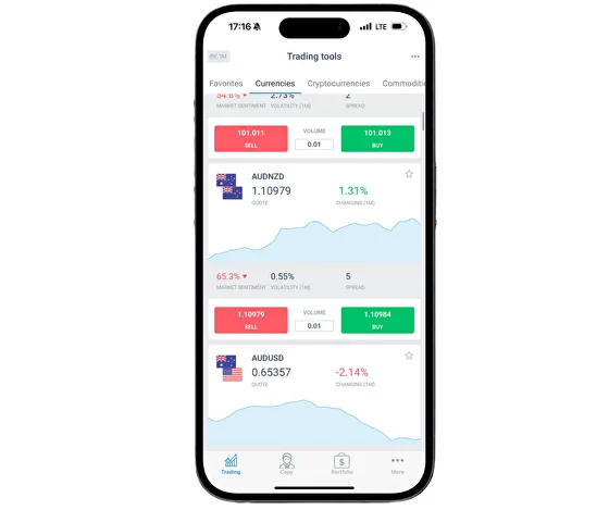 Aplicación de Trading Móvil